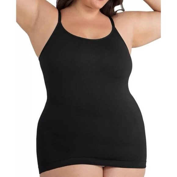 Shapermint All Day Every Day Scoop Neck Cami Sz 2XL Black 62001 Smoothing Tank - Picture 5 of 9